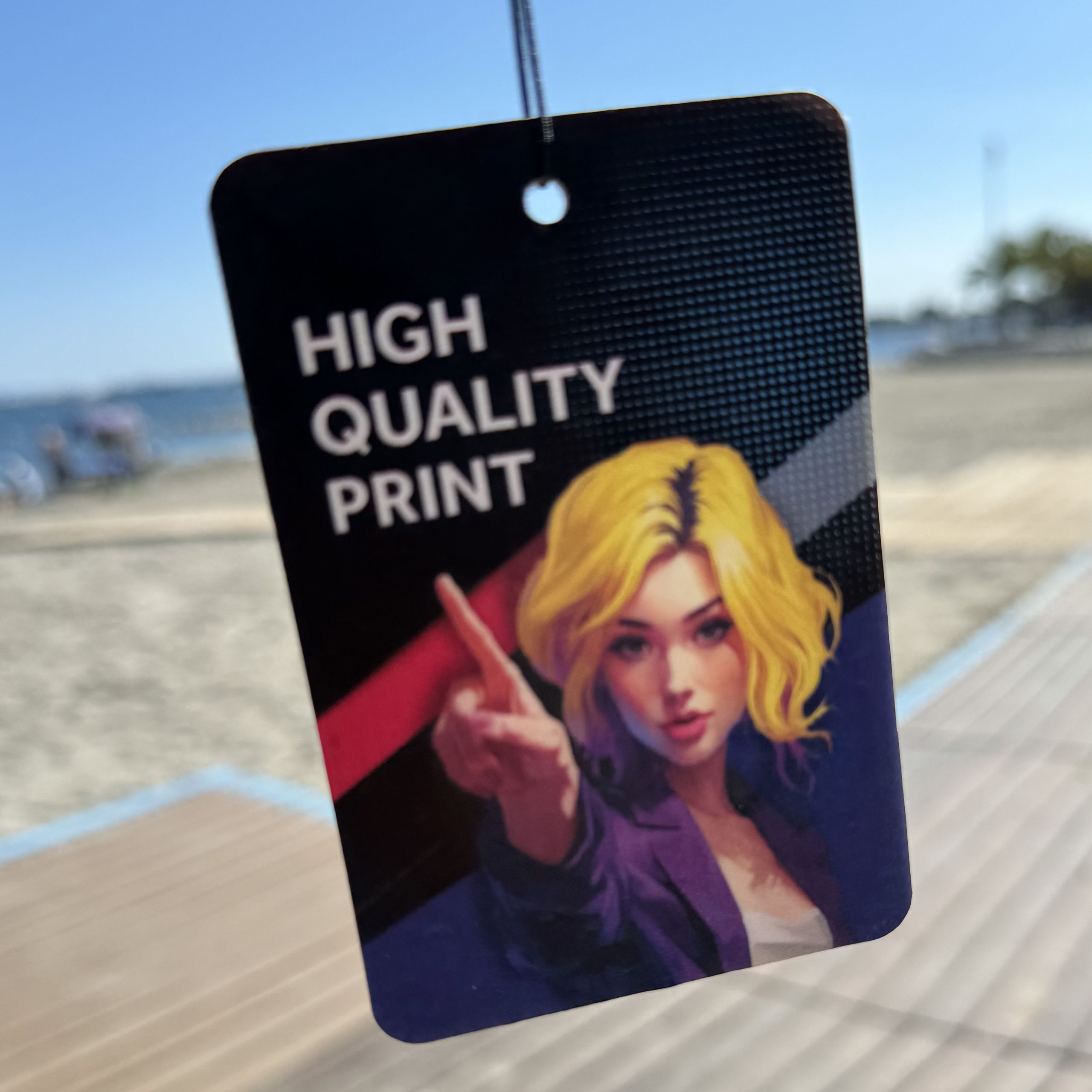 High Quality Wove-board Custom Car Air Freshener by Car Air Fresheners Direct